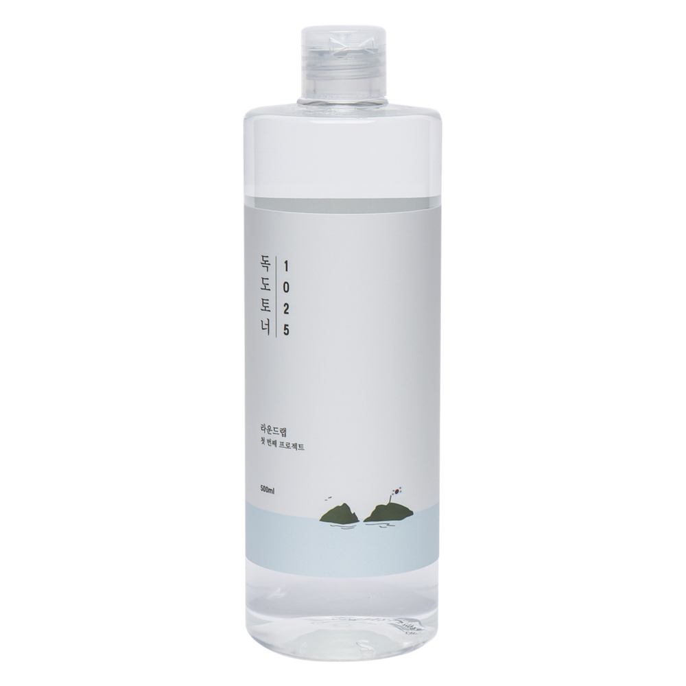 Отшелушивающий тоник с морской водой Round Lab 1025 Dokdo Toner 500 ml