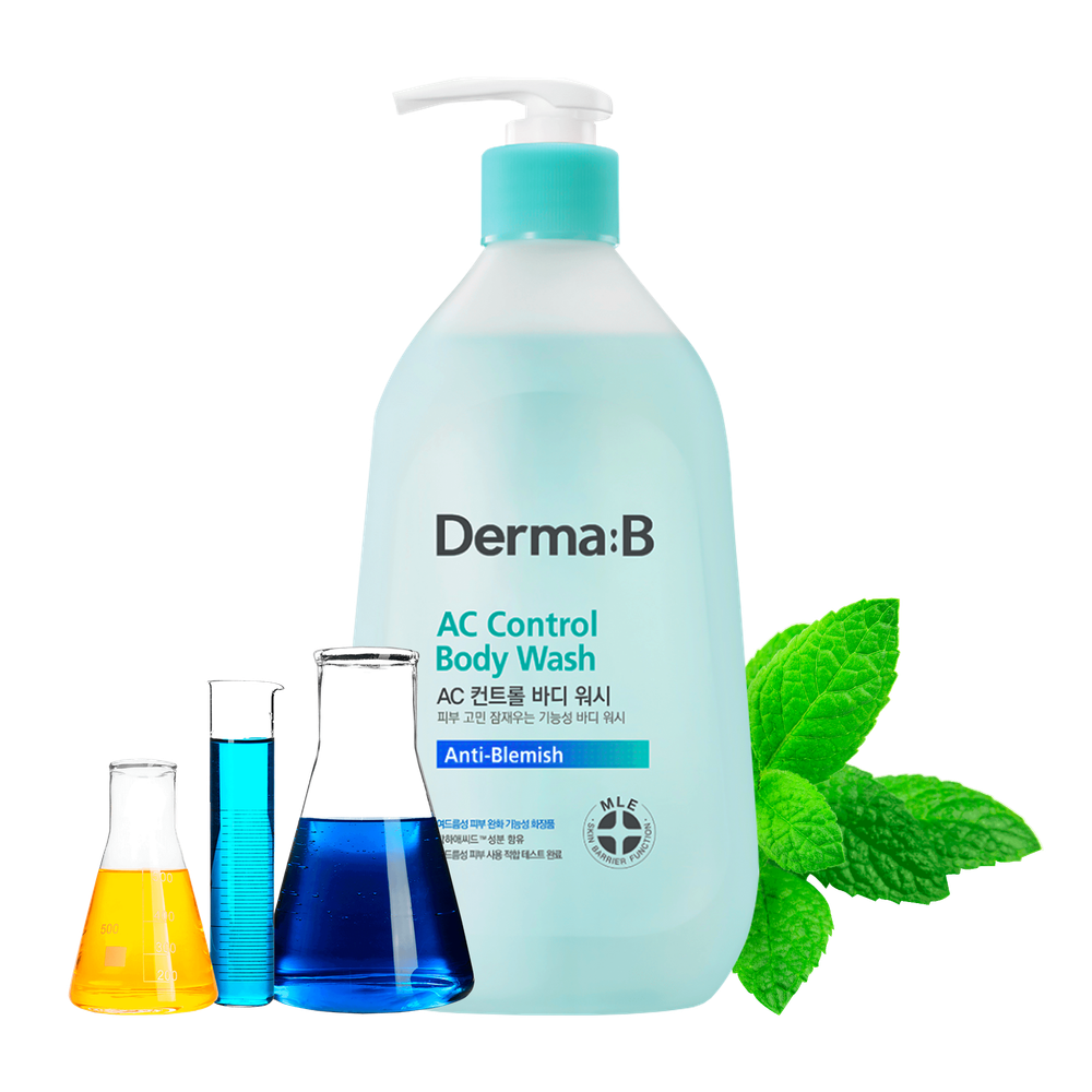 Ламеллярный гель для душа против воспалений Derma:B AC Control Body Wash