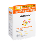 Детский солнцезащитный набор Atopalm Zinc Mild Up Sun Cream SPF50+ PA++++ / Atopalm Pure Cleansing Pad