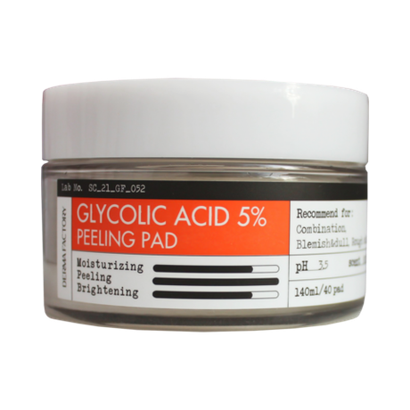 Derma Factory Glycolic Acid 5% Peeling Pad
