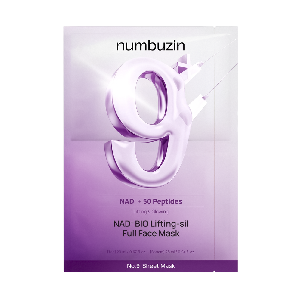 NUMBUZIN No.9 NAD+ Bio Lifting Full Cover Facial Mask, 20+28 ml.