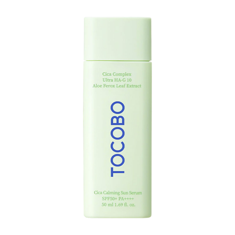 Успокаивающая солнцезащитная сыворотка Tocobo Cica Calming Sun Serum SPF50+ PA++++