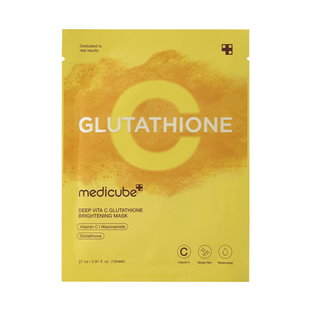 medicube Deep Vita C Glutathione Brightening Mask