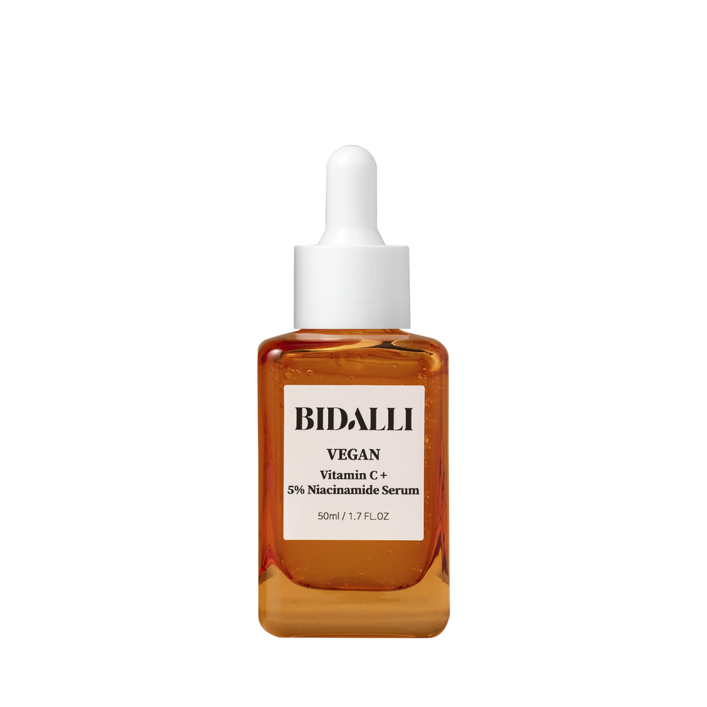 BIDALLI VEGAN Vitamin C+ 5% Niacinamide Serum, 50 ml.
