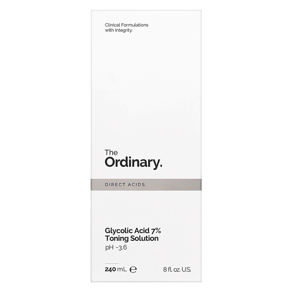 Веганский пилинг-тоник с 7% гликолевой кислоты The Ordinary Glycolic Acid 7% Toning Solution