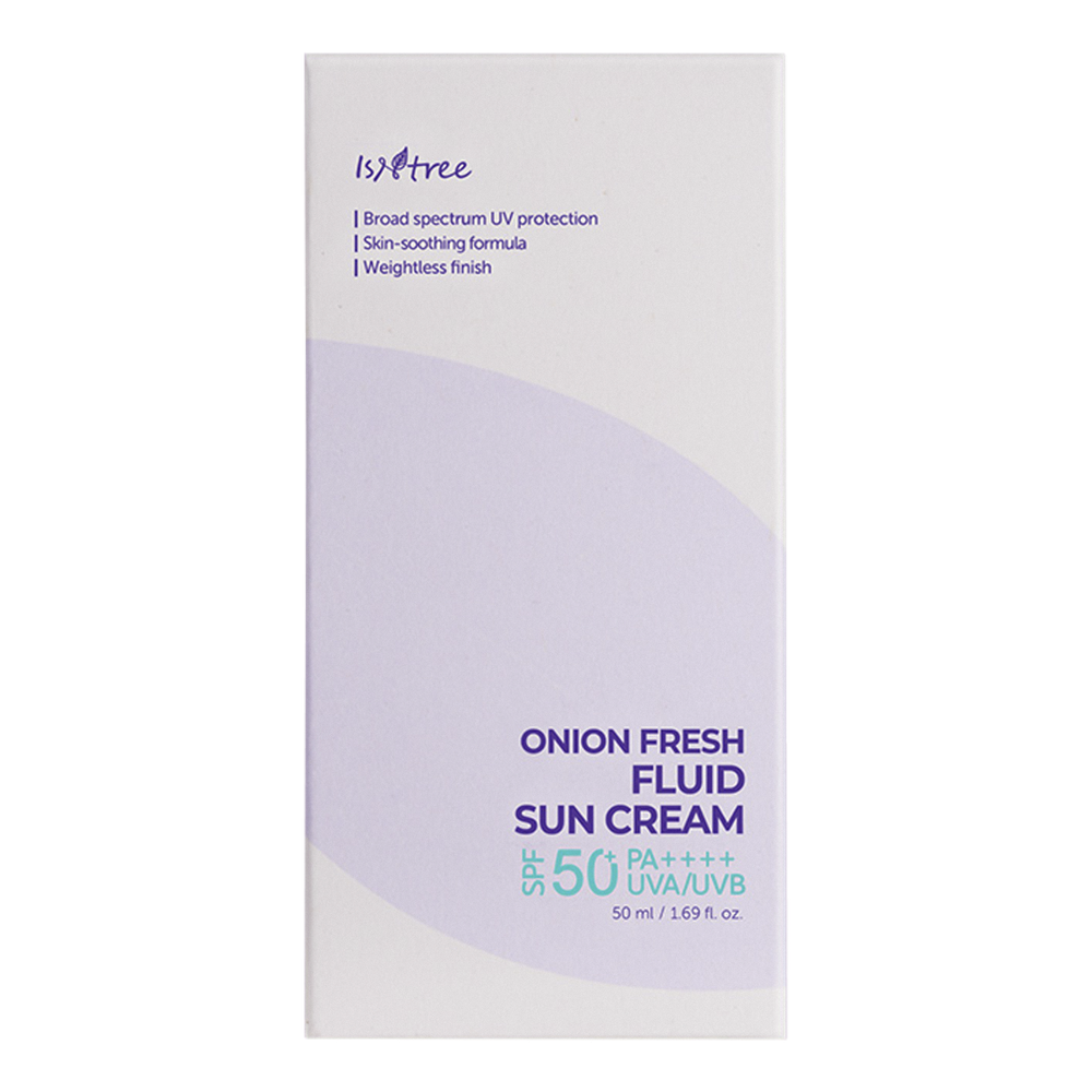 Лёгкое солнцезащитное молочко для проблемной кожи IsNtree Onion Fresh Fluid Sun Cream SPF50 PA++++