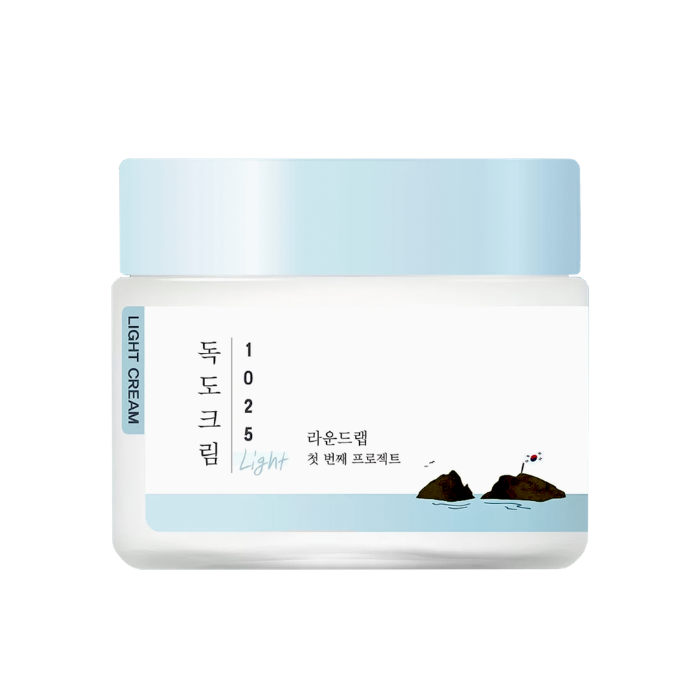 Лёгкий увлажняющий крем с комплексом минералов Round Lab 1025 Dokdo Light Cream