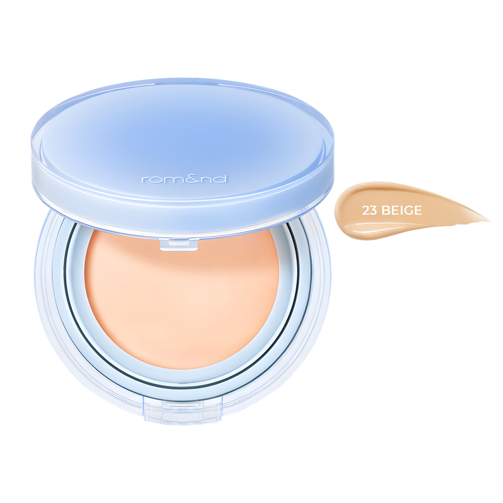 Лёгкий увлажняющий кушон Rom&Nd Bare Water Cushion SPF38 PA++++  №04 Beige (23)