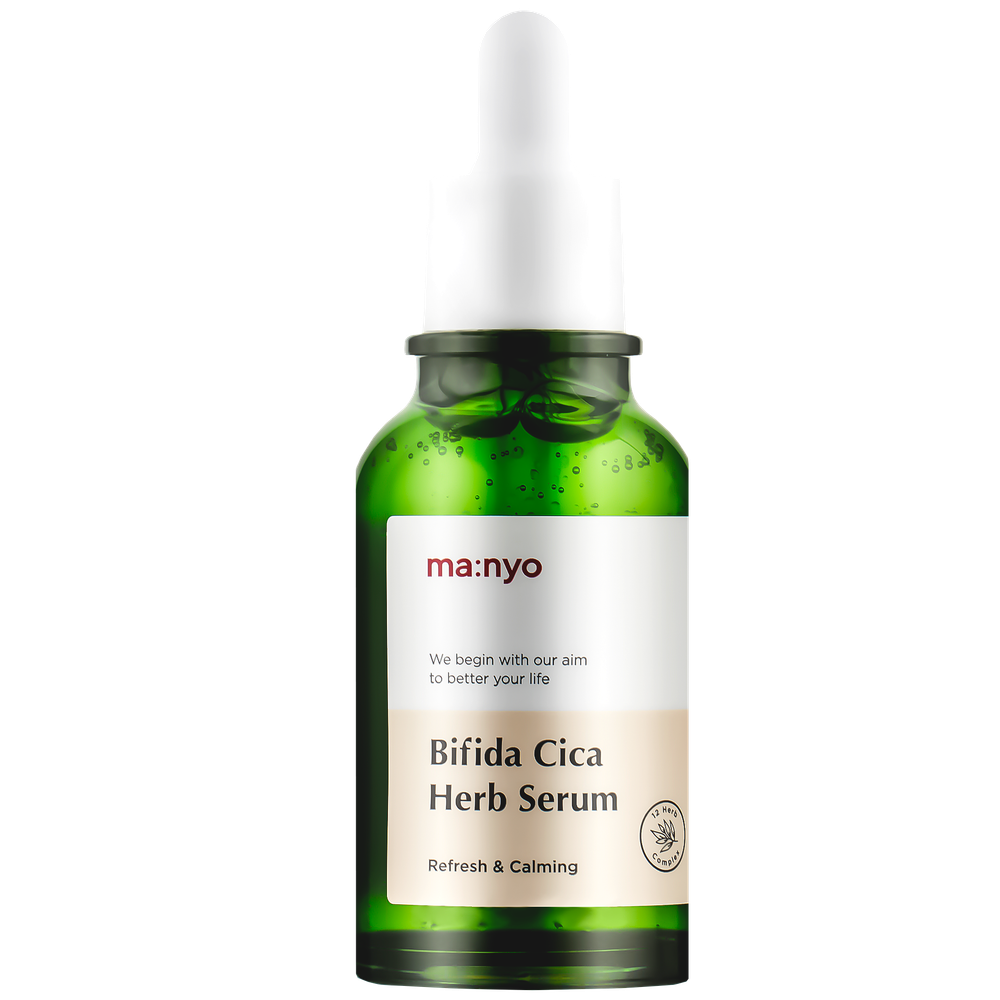 Успокаивающая сыворотка против воспалений Manyo Bifida Cica Herb Serum