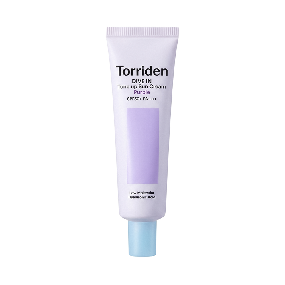 TORRIDEN Dive In Tone Up Sun Cream Purple SPF50+ PA++++, 60 ml.