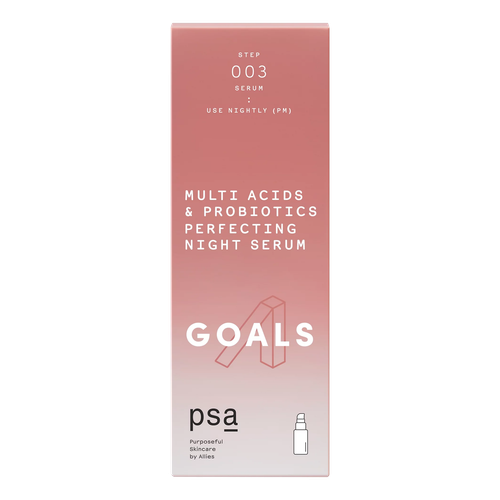 PSA Goals Multi Acids Probiotics Perfecting Night Serum