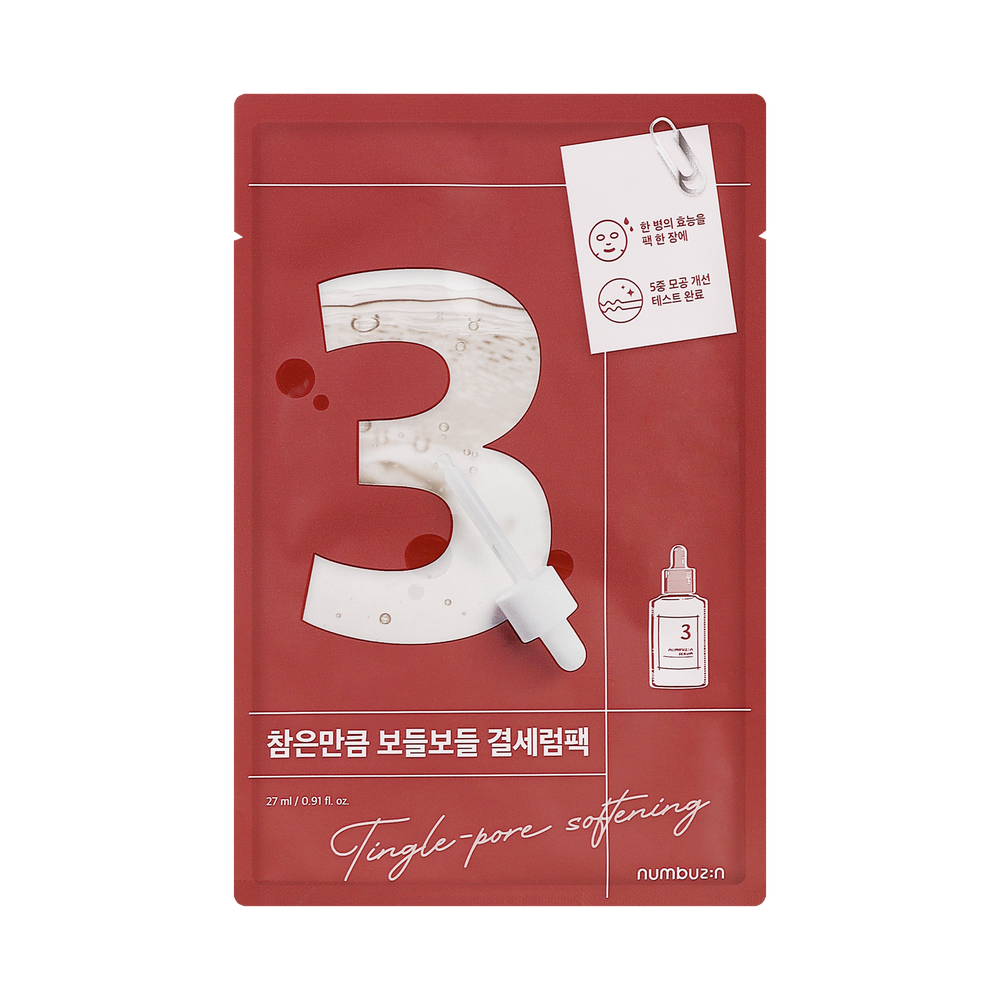 numbuzin No.3 Tingle-pore Softening Sheet Mask