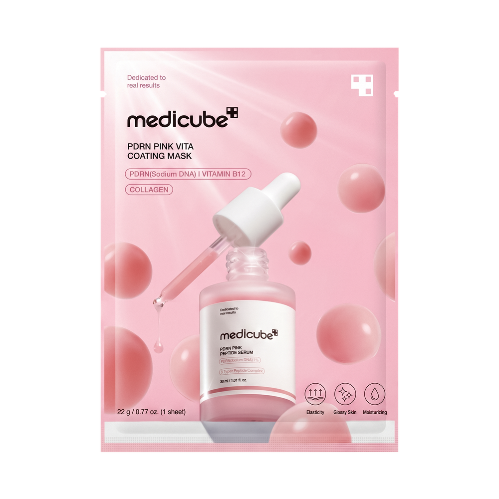 MEDICUBE PDRN Pink Vita Coating Mask, 22 g.