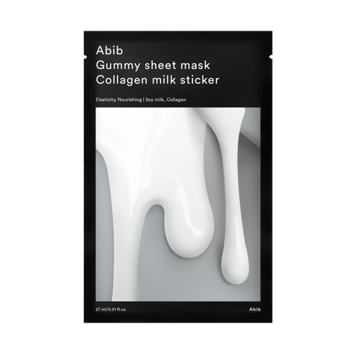 Abib Gummy Sheet Mask Collagen Milk Sticker
