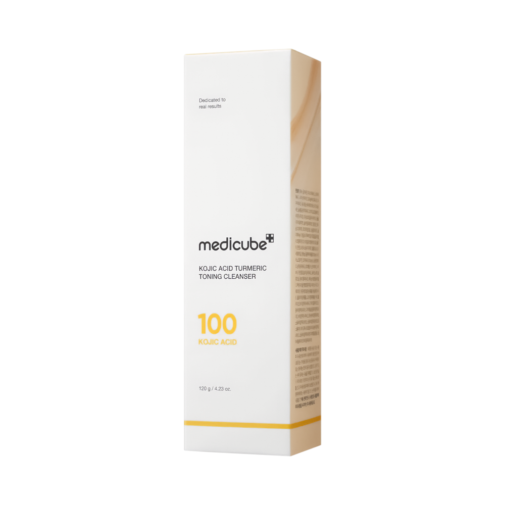MEDICUBE Kojic Acid Turmeric Toning Cleanser, 120 g.