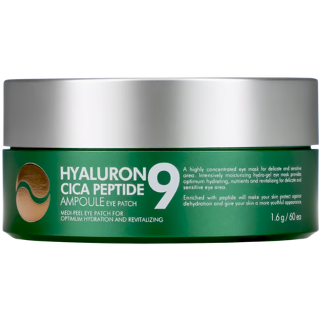 Успокаивающие гидрогелевые патчи с пептидами Medi-Peel Hyaluron Cica Peptide 9 Ampoule Eye Patch