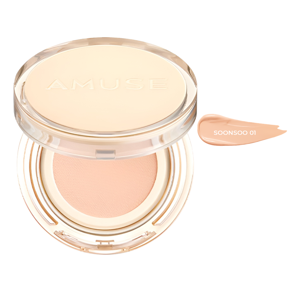 Amuse Dew Jelly Vegan Cushion SPF38 PA++ (SOONSOO 01)