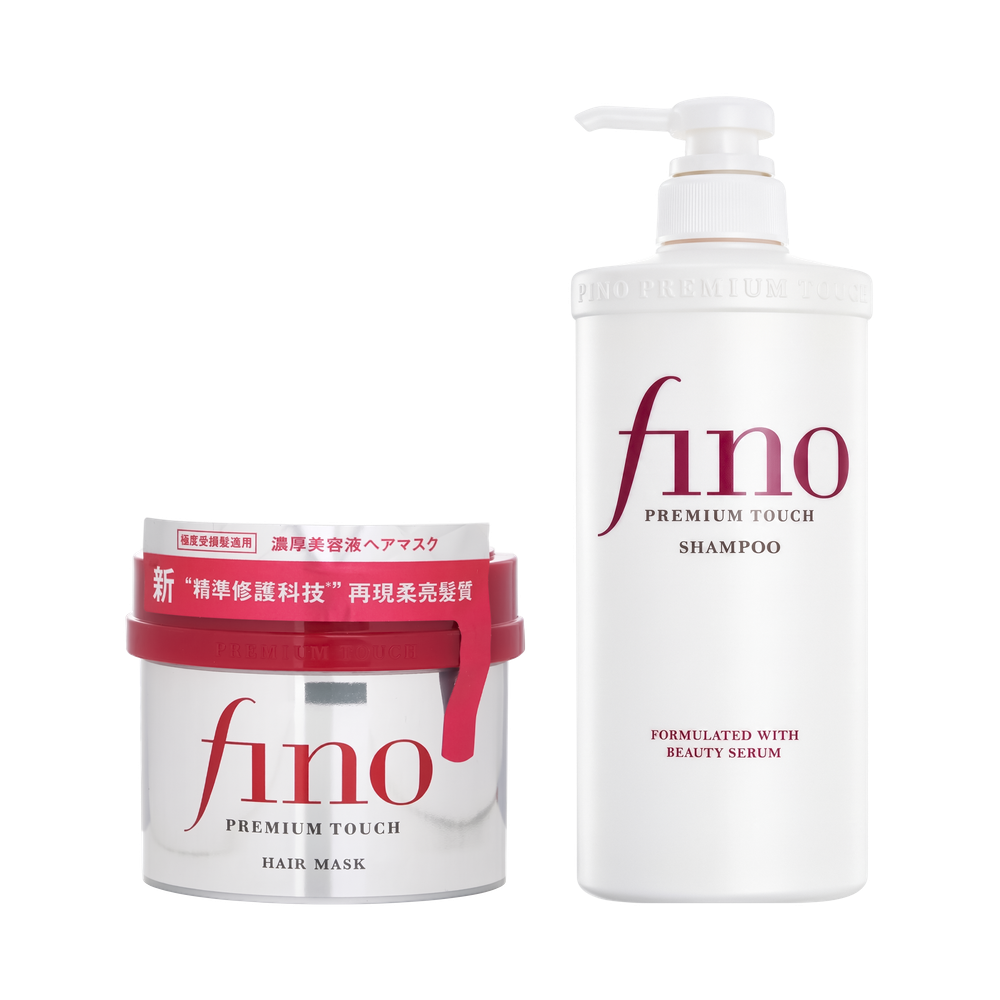 FINO Premium Touch Shampoo & Hair Mask Set, 550 ml. - 230 g.