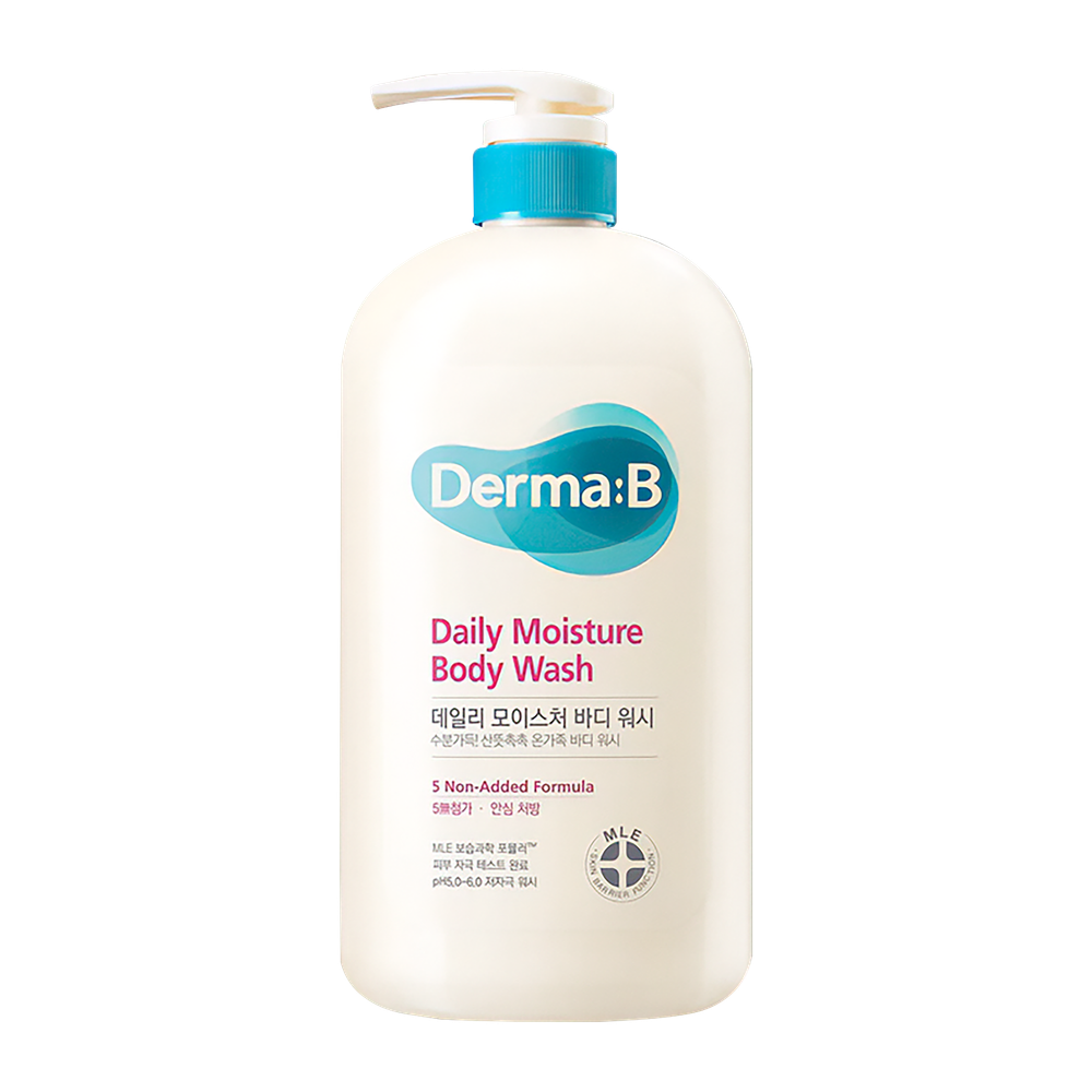 DERMA:B Daily Moisture Body Wash, 1000 ml.