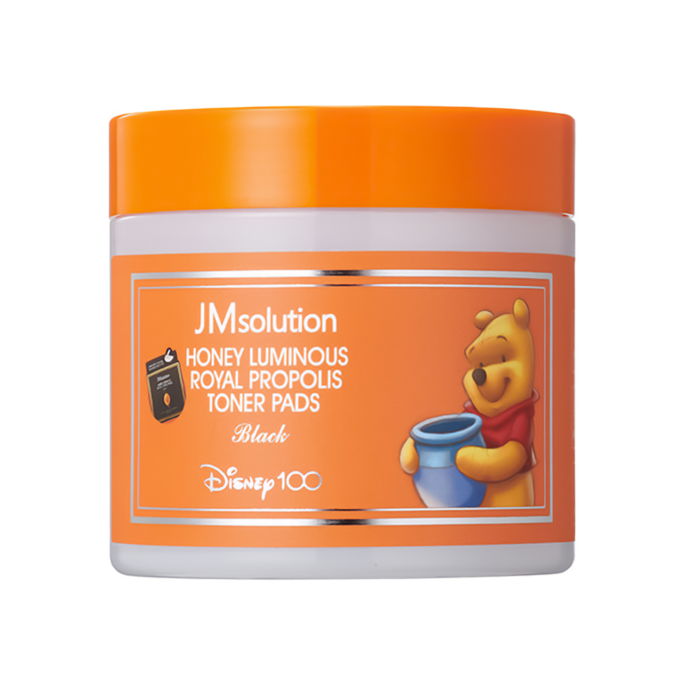 Разглаживающие тонер-пэды с прополисом JMsolution Honey Luminous Royal Propolis Toner Pads Black