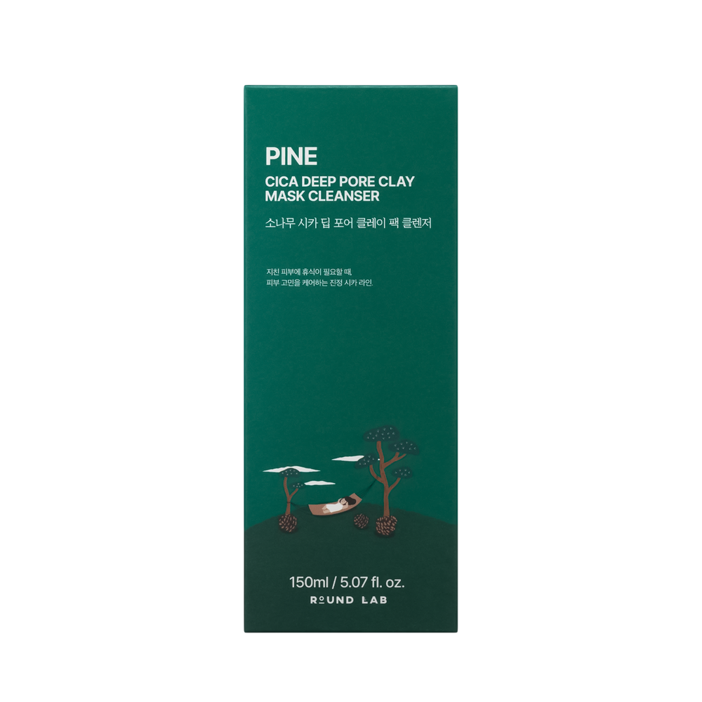 ROUND LAB Pine Cica Deep Pore Clay Mask Cleanser, 150 ml.