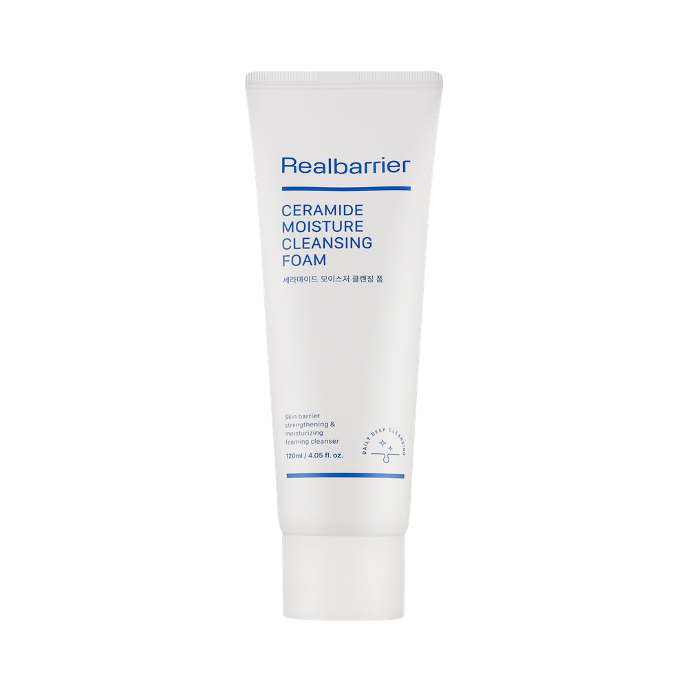 REALBARRIER Ceramide Moisture Cleansing Foam, 120 ml.