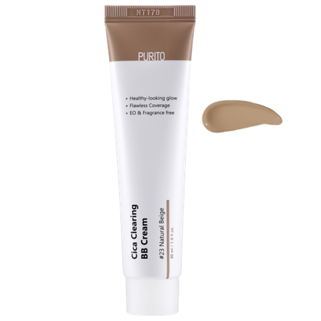 BB-крем для чувствительной кожи с экстрактом центеллы Purito Cica Clearing BB Cream - Тон №23