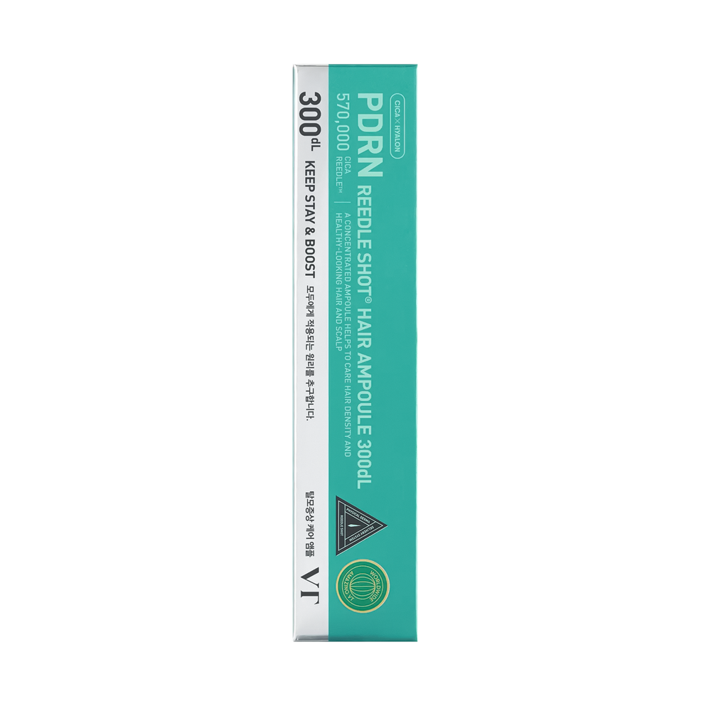 VT COSMETICS PDRN Reedle Shot Hair Ampoule 300dL, 15 ml.