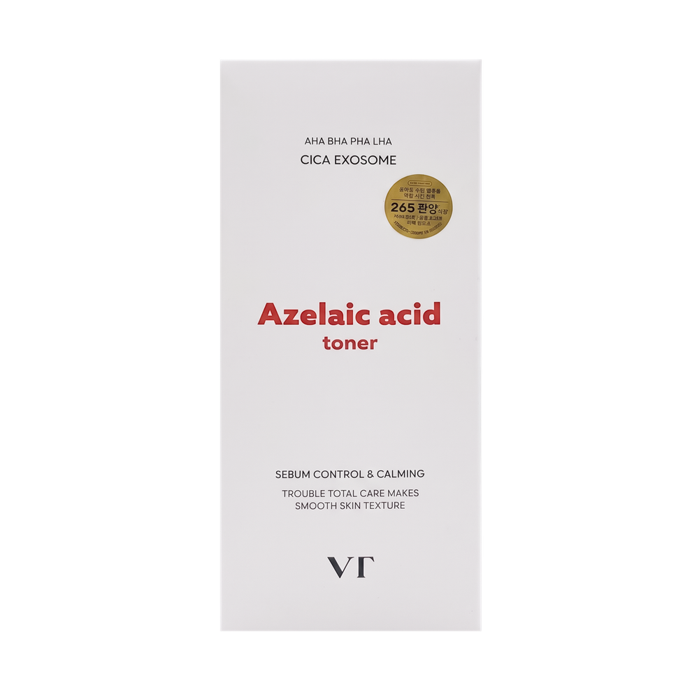 VT COSMETICS Azelaic Acid Toner, 250 ml.