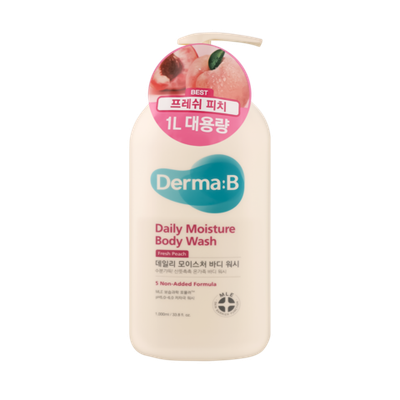 Derma:B Daily Moisture Body Wash Fresh Peach