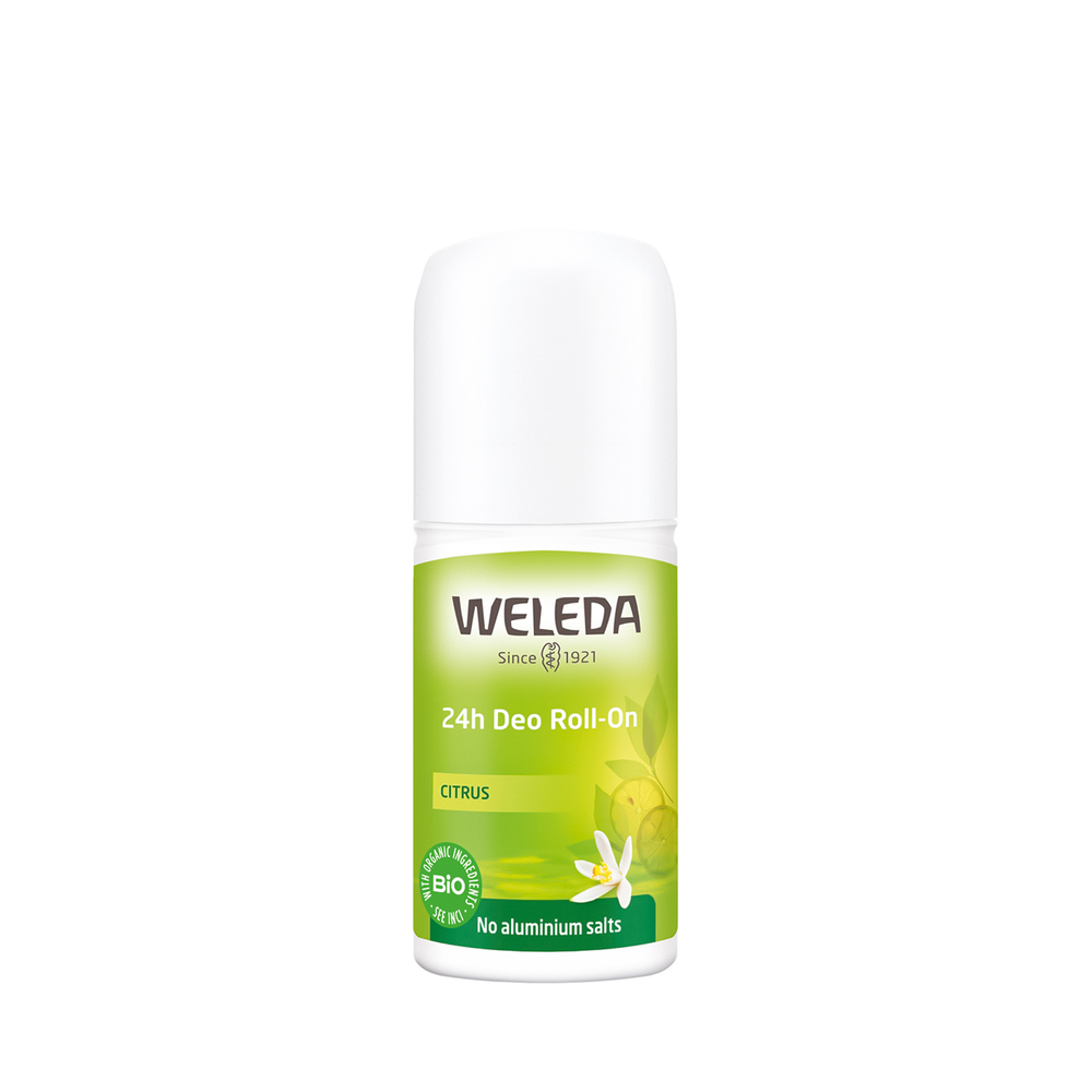 WELEDA Citrus 24h Roll On Deodorant, 50 ml.