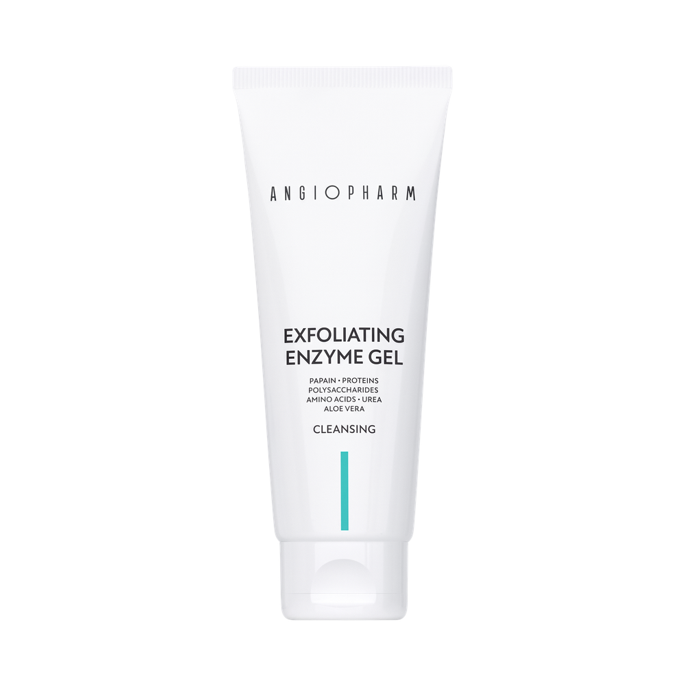 ANGIOPHARM Exfoliating Enzyme Gel, 75 ml.