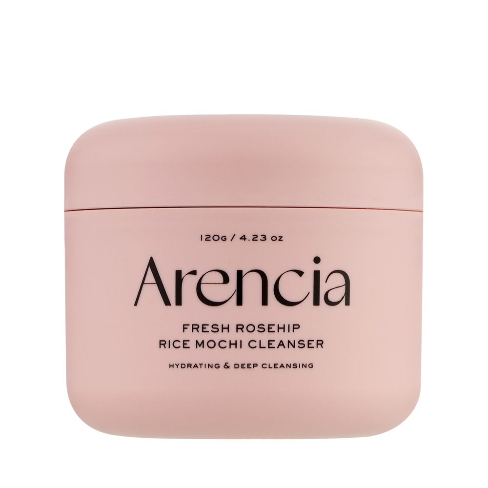 ARENCIA Fresh Rosehip Rice Mochi Cleanser, 120 g.
