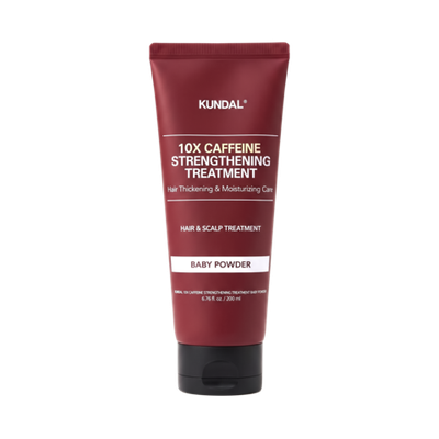 KUNDAL 10X Caffeine Strengthening Treatment Baby Powder, 200 ml.