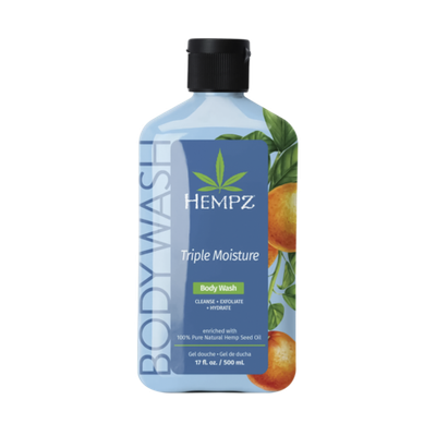 HEMPZ Triple Moisture Herbal Body Wash, 500 ml.