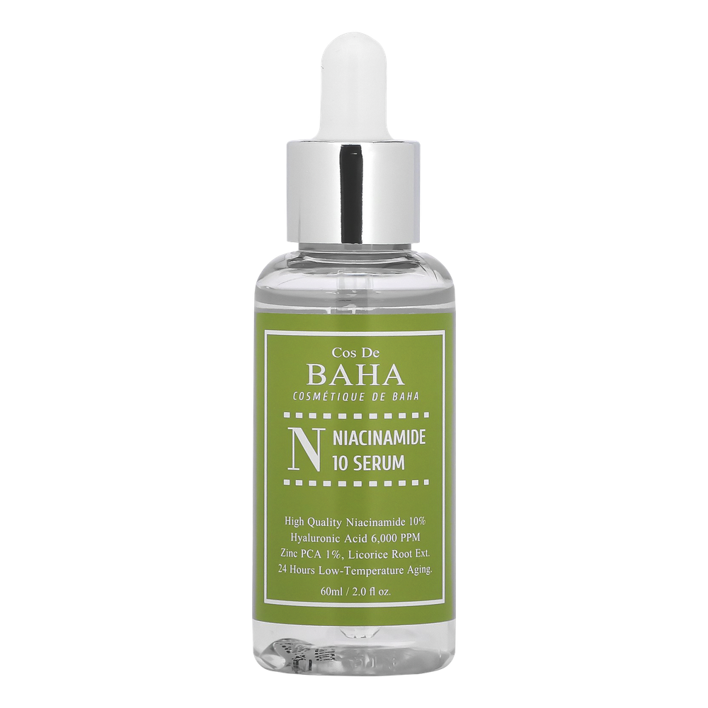 Противовоспалительная сыворотка для жирной кожи Cos De BAHA Niacinamide 10 Serum