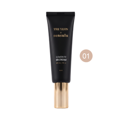 SEN SULU x THE YEON Cover Fit BB Cream 01 Light Beige, 50 ml.
