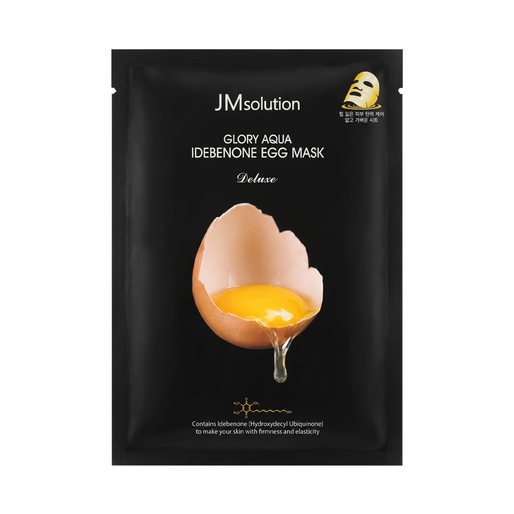JMSOLUTION Glory Aqua Idebenone Egg Mask, 30 ml.