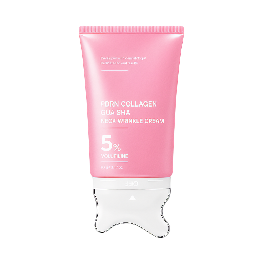 MEDICUBE PDRN Collagen Gua Sha Neck Wrinkle Cream, 90 g.