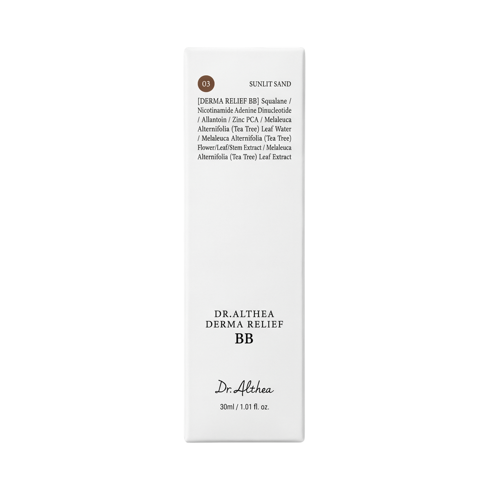 DR. ALTHEA Derma Relief BB 03 Sunlit Sand, 30 ml.