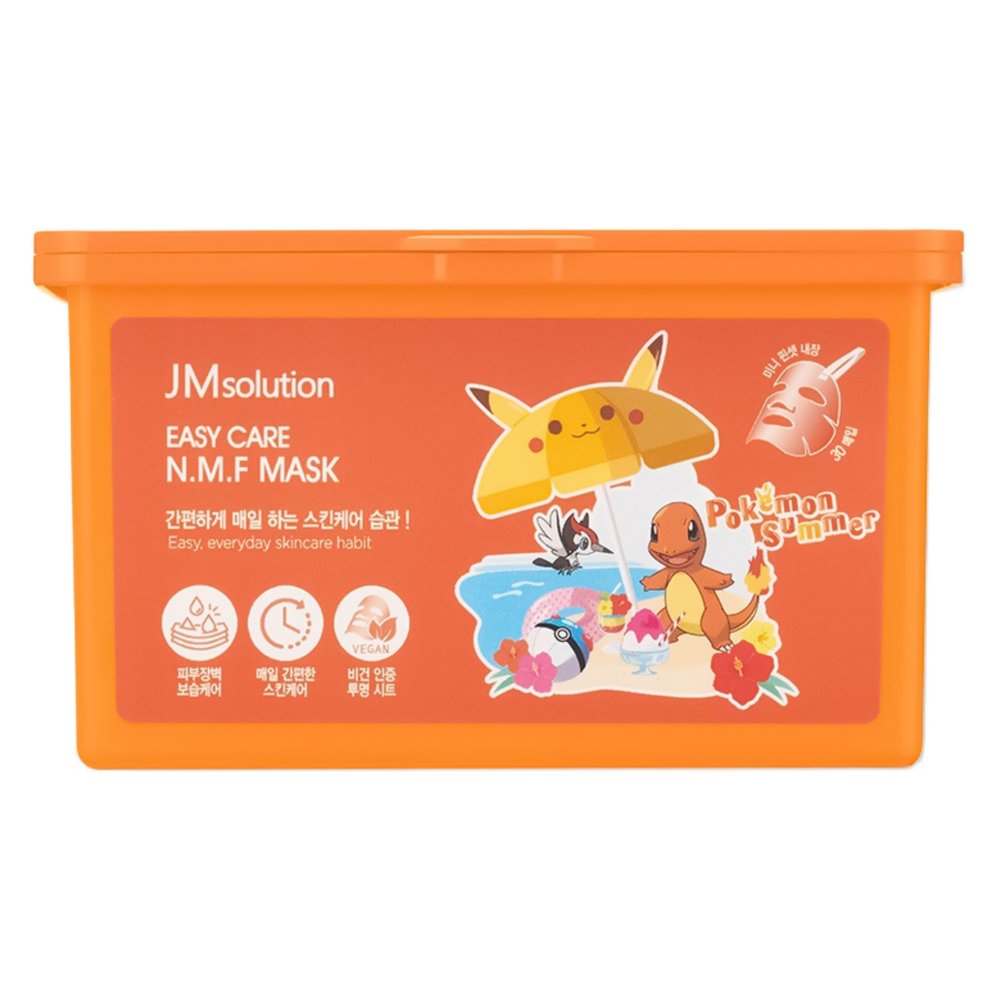 Набор тканевых масок для восстановления барьерного слоя JMsolution  Easy Care N.M.F Mask Pokemon