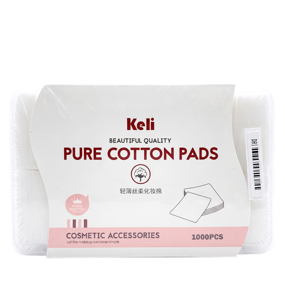 KELI Pure Cotton Pads, 1000 шт.