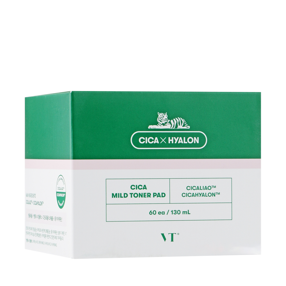 Vt Cosmetics Cica Mild Toner Pad