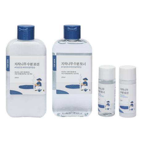 Round Lab For Men Birch Juice Moisturizing Toner & Lotion Set