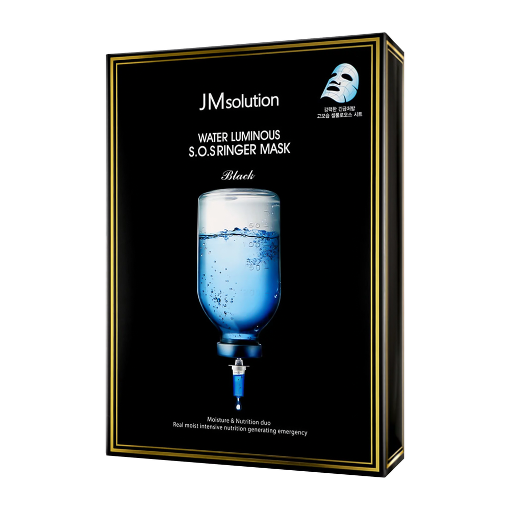 JMsolution Water Luminous S.O.S. Ringer Mask Black