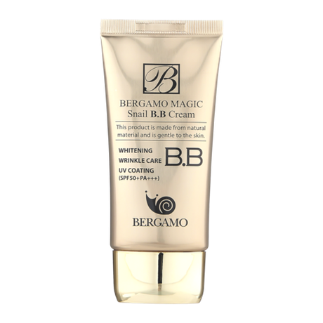 Bergamo BB-крем с муцином улитки Magic Snail BB Cream SPF50+ PA+++