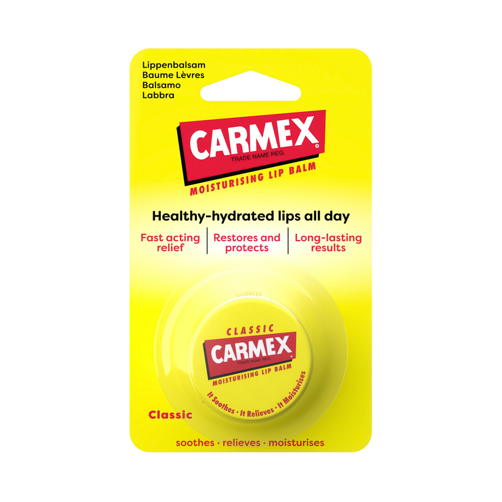 CARMEX Classic Moisturizing Lip Balm Pot SPF15, 8 ml.