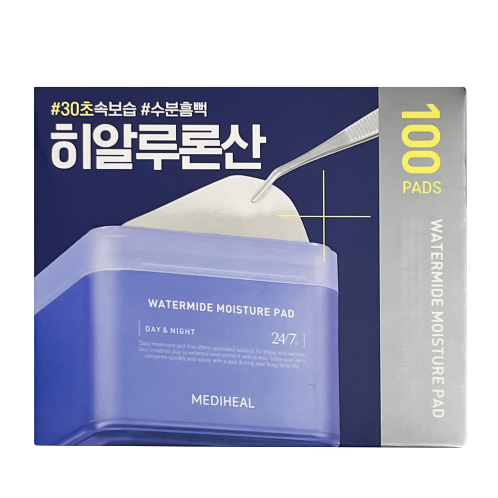 Интенсивно увлажняющие тонер-пэды с ледниковой водой Mediheal Watermide Toner Pad