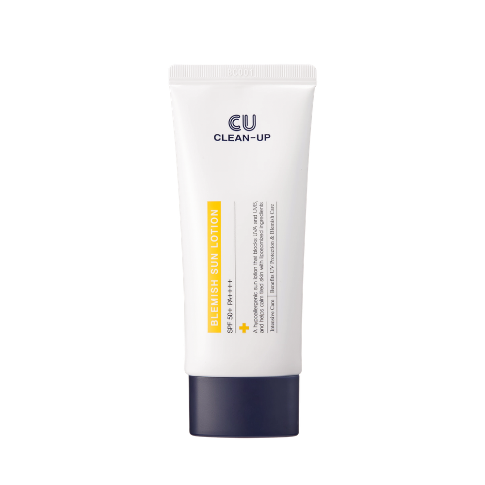 CUSKIN Clean Up Blemish Sun Lotion SPF50+ PA++++, 60 ml.