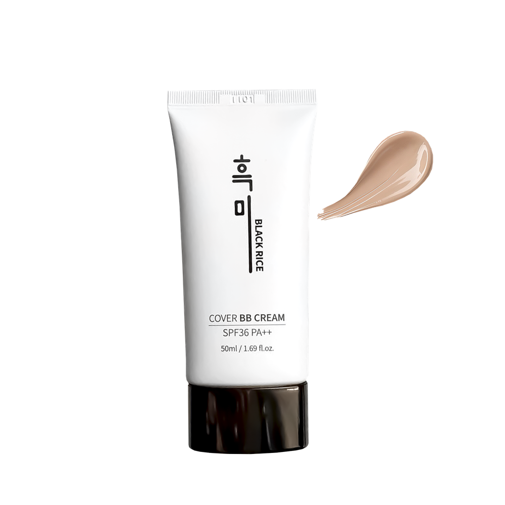 Увлажняющий BB-крем с экстрактом чёрного риса Black Rice Cover BB Cream SPF 36 PA++ тон 23